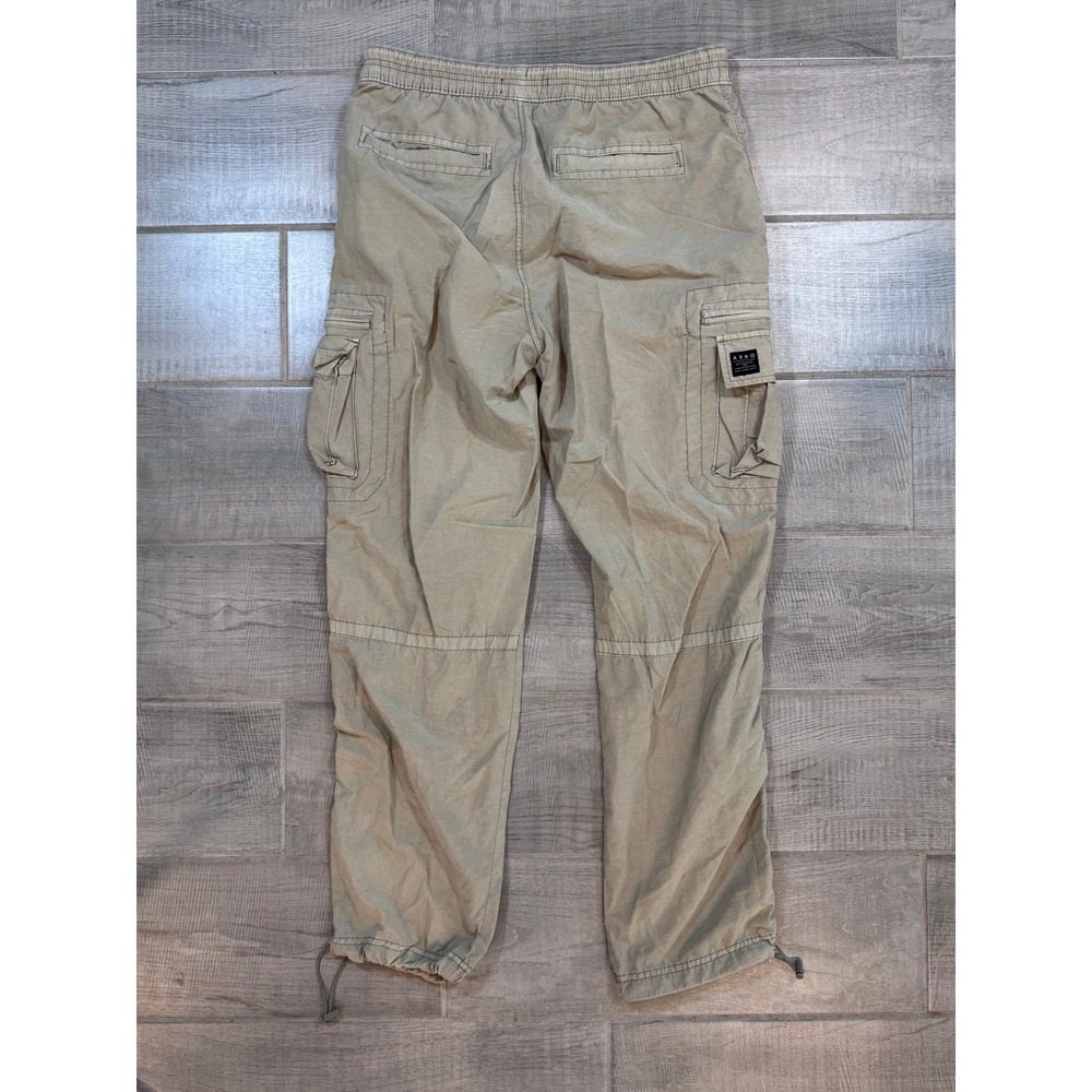 Aeropostale Active Utility Cargo Pants Tan Khaki - Picture 2 of 4